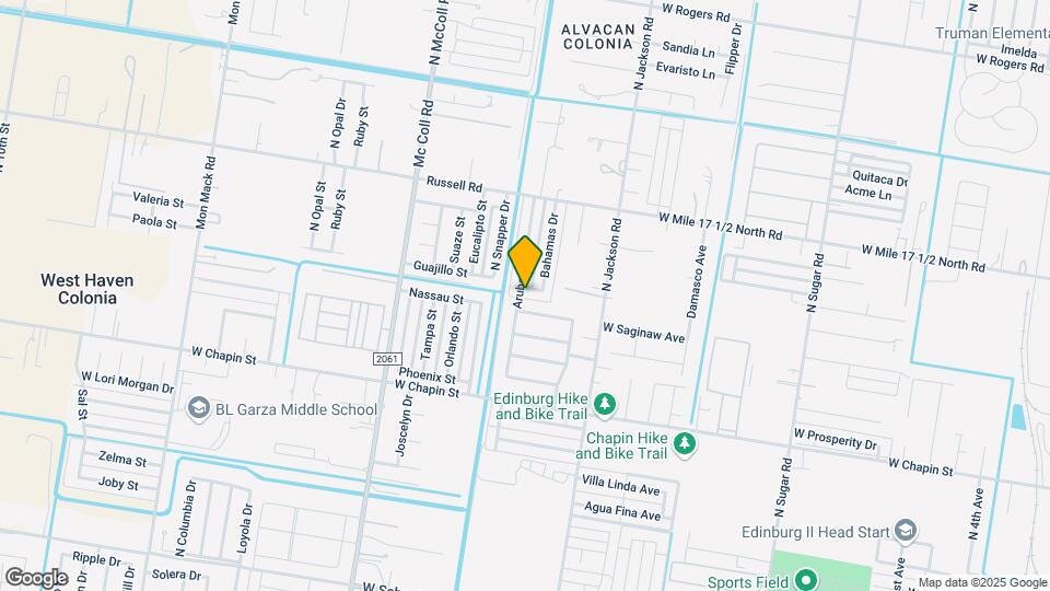 2500 Tahiti Dr, Unit #4 Map and Location Details