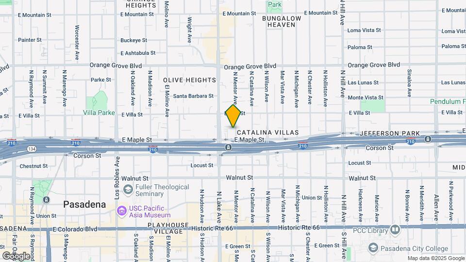 405 N Mentor Ave Mapa y Detalles de la Ubicación