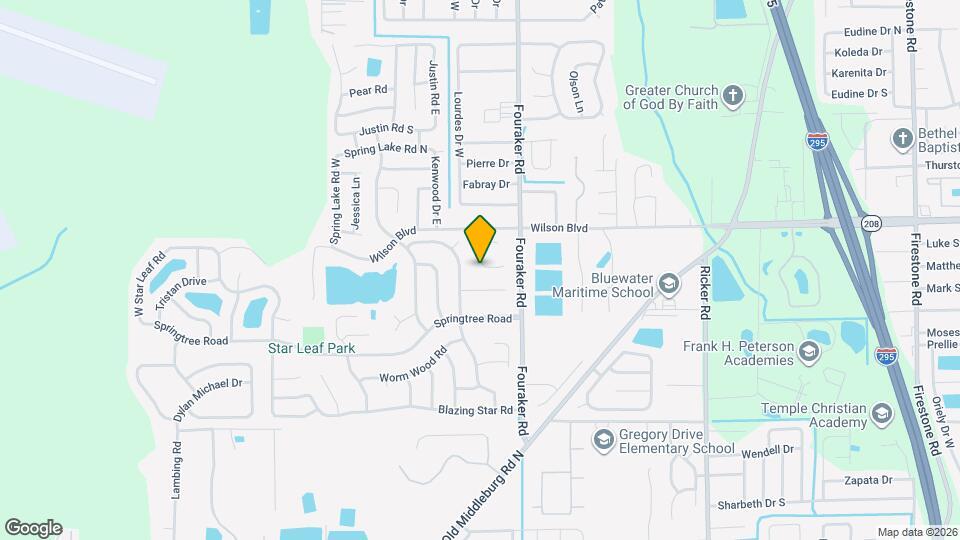 3726 Longleaf Forest Ln Map and Location Details