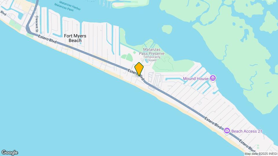 2810 Estero Blvd Map and Location Details