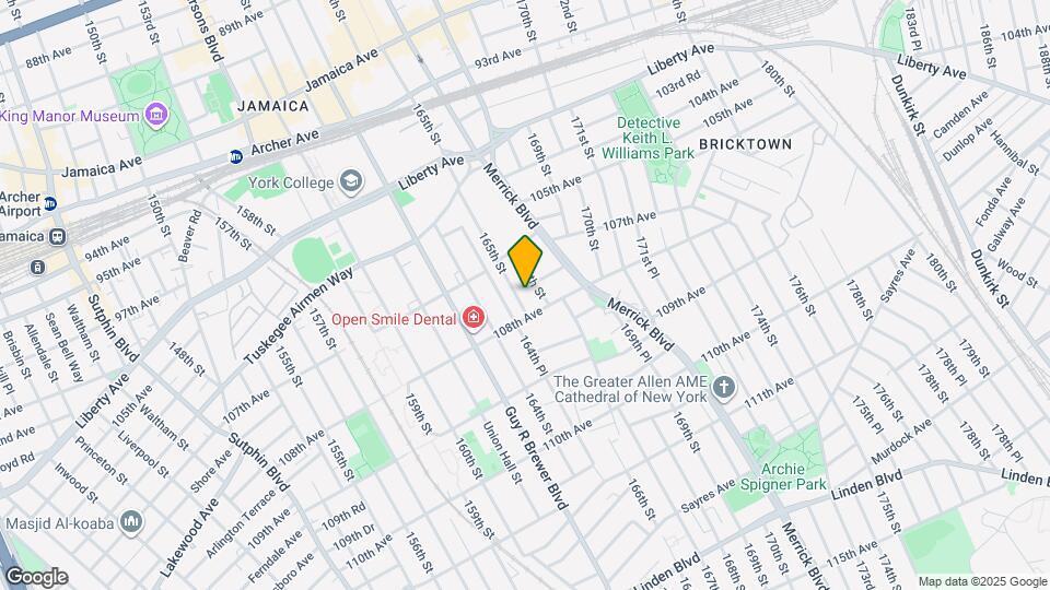 107-39 165th St Map and Location Details