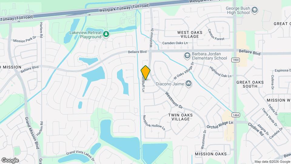 18123 Emerybrook Ct Map and Location Details