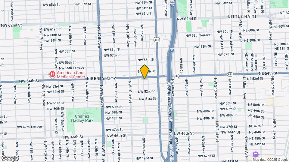 5329 NW 8th Ave Map and Location Details