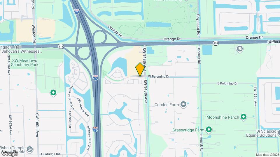 14845 SW 50th Ct Map and Location Details