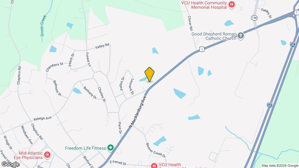 1203 N Mecklenburg Ave Map and Location Details