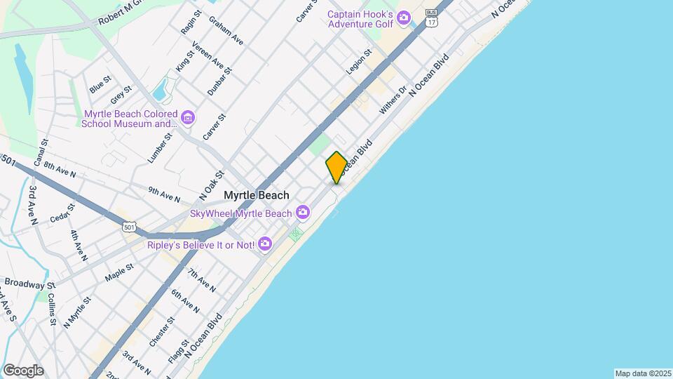 1402 N Ocean Blvd Mapa y Detalles de la Ubicación