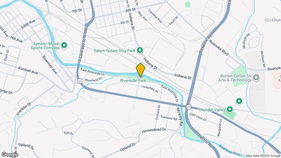 703 E Riverside Dr Mapa y Detalles de la Ubicación