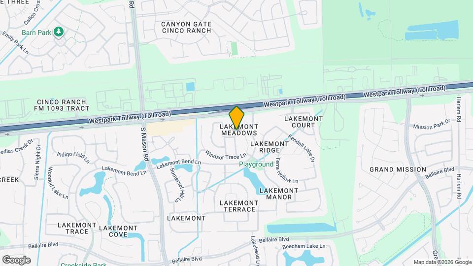 7031 Ballinger Ridge Ln Map and Location Details