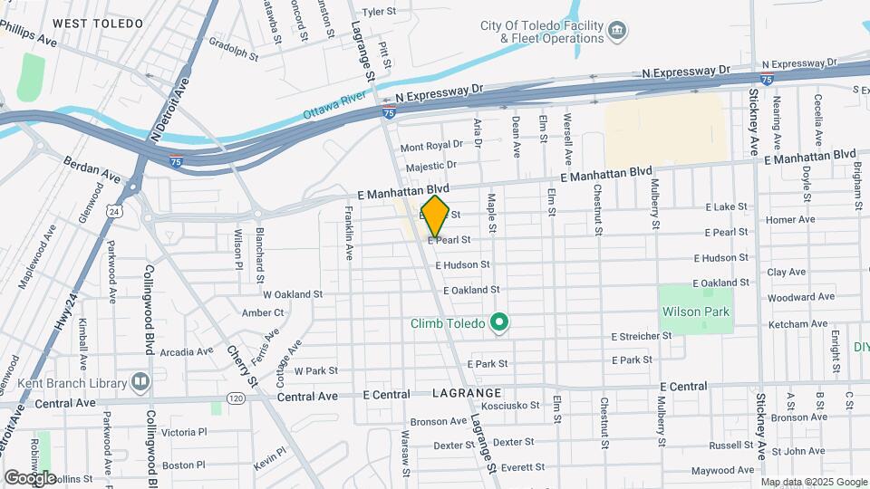 220 E Pearl St Map and Location Details