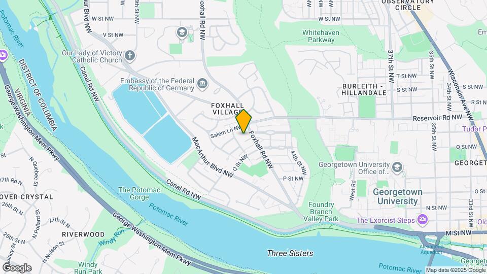 1626 Foxhall Rd NW Map and Location Details