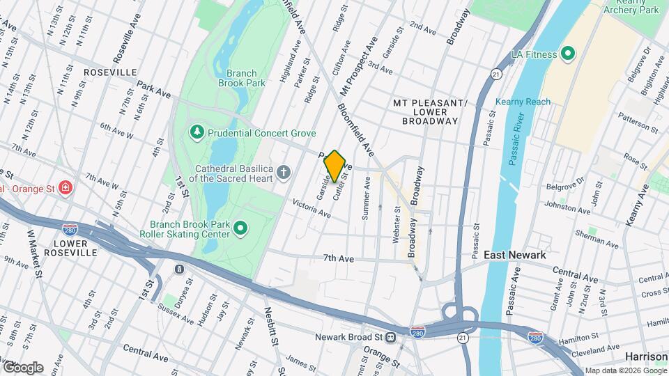 90 Cutler St Map and Location Details