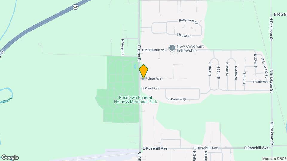 3133 N Pointe Ave Mapa y Detalles de la Ubicación