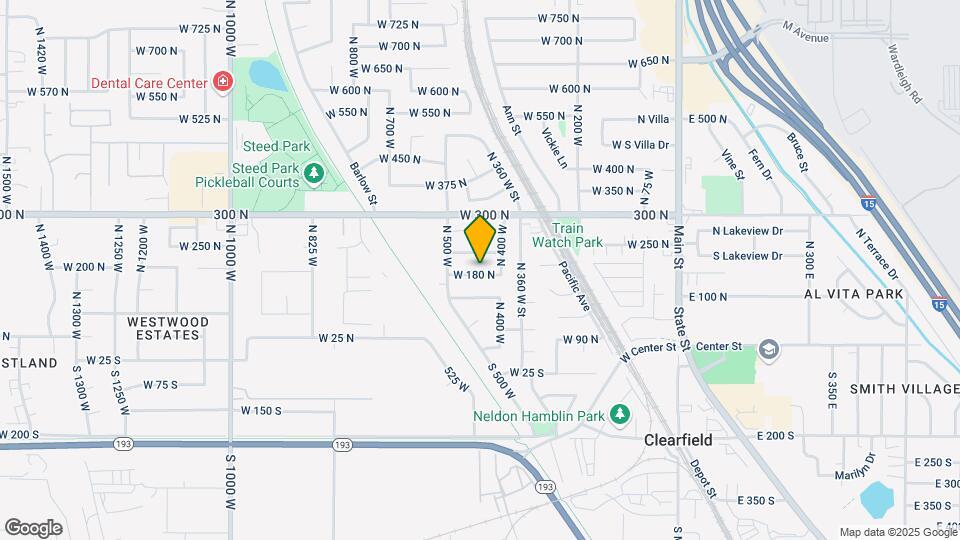 461 W 180 N Map and Location Details