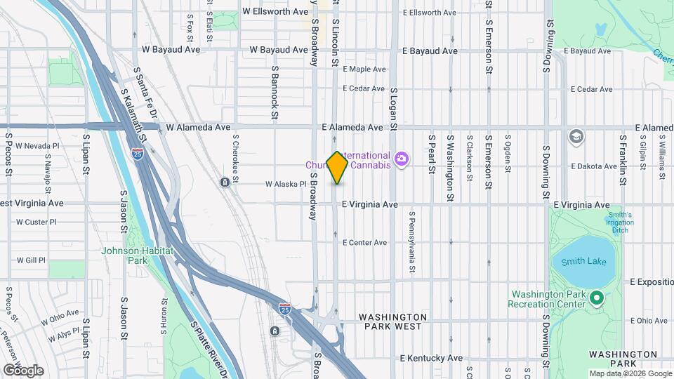 460 S Lincoln St Map and Location Details