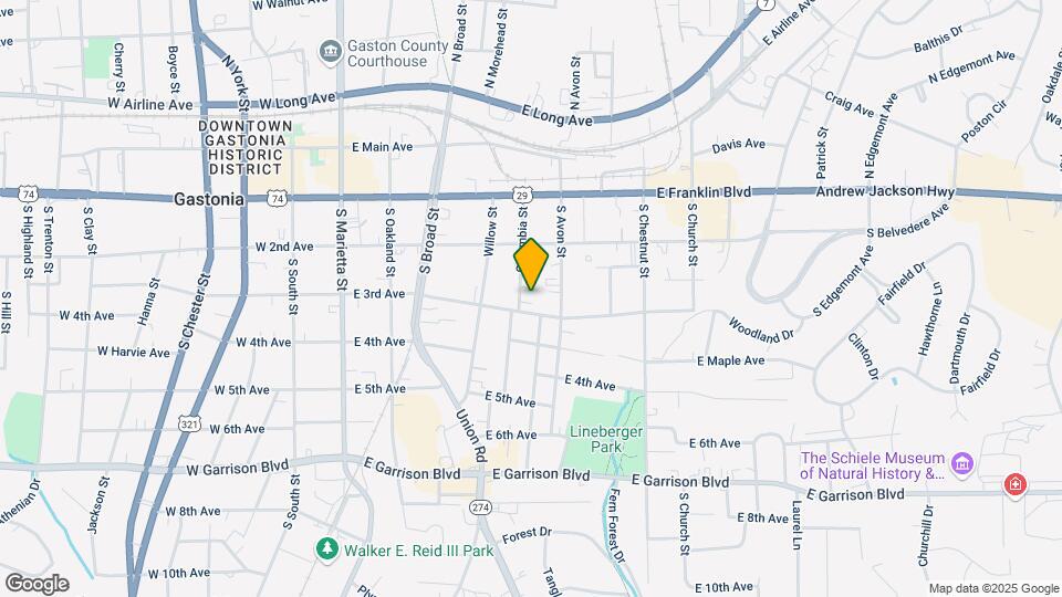 326 S Columbia St Map and Location Details