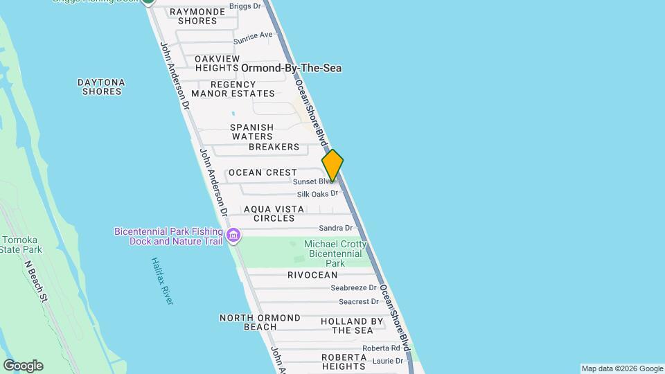 2006 Ocean Shore Blvd Map and Location Details