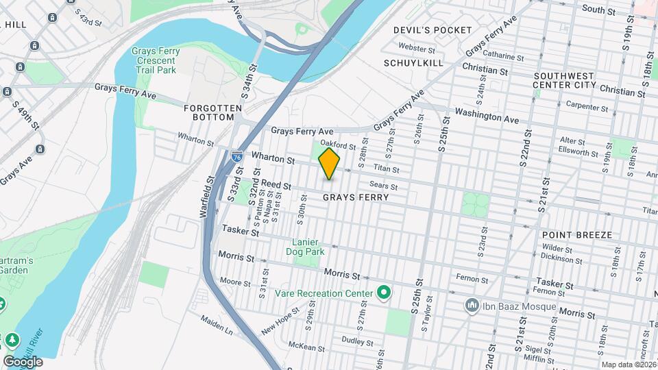 1336 S 29th St Map and Location Details