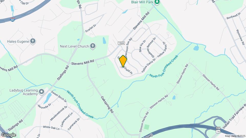 1512 Sunflower Field Pl Map and Location Details