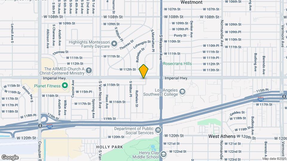 1906 W Imperial Hwy Map and Location Details