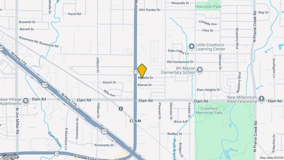8120 Rayville Dr Map and Location Details