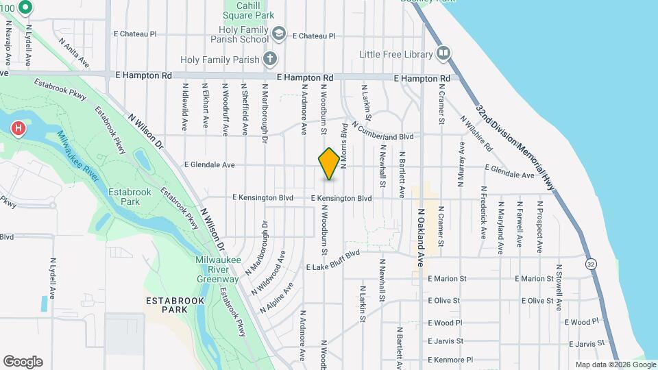 4518 N Woodburn St Map and Location Details