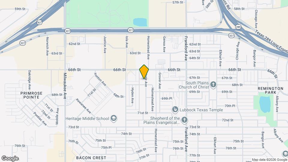 6614 Hope Ave Map and Location Details