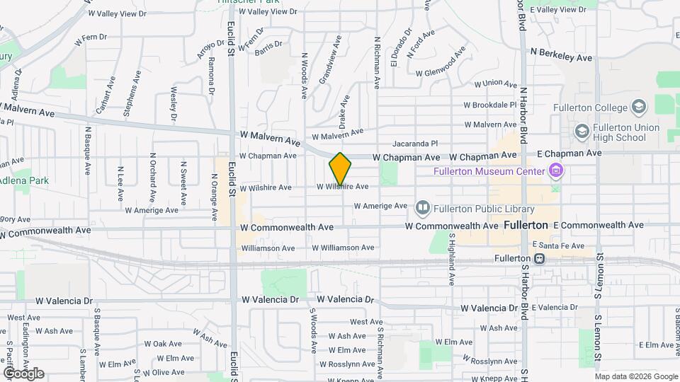 600 W Wilshire Ave Map and Location Details