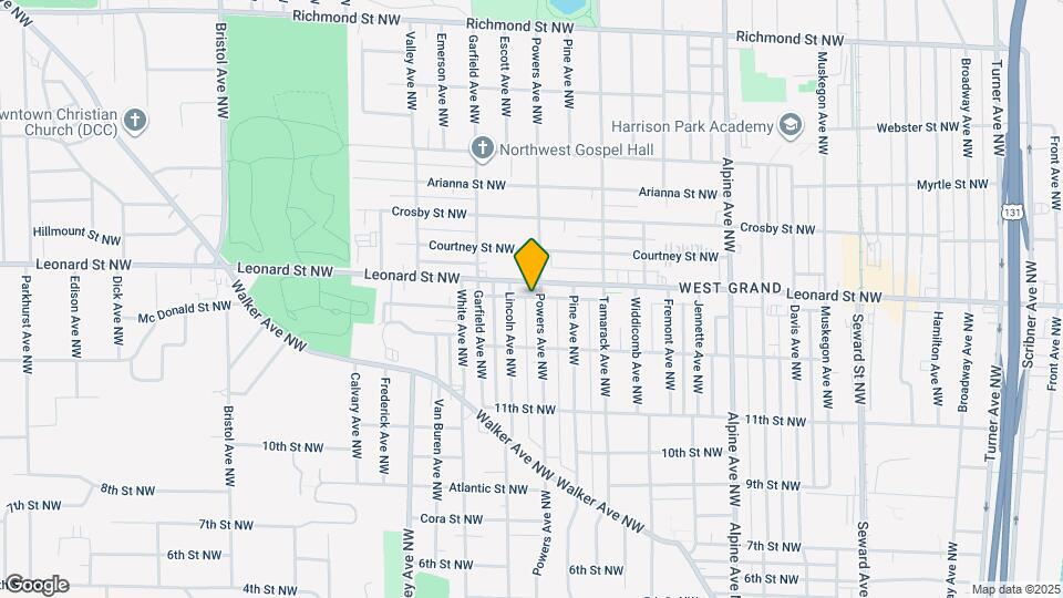 1145 Powers Ave NW Map and Location Details