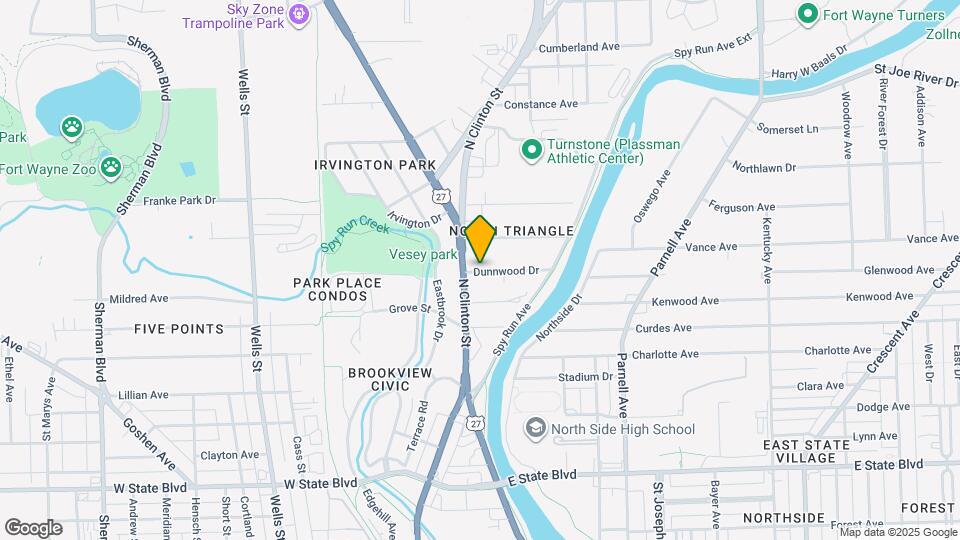 317 Dunnwood Dr Map and Location Details