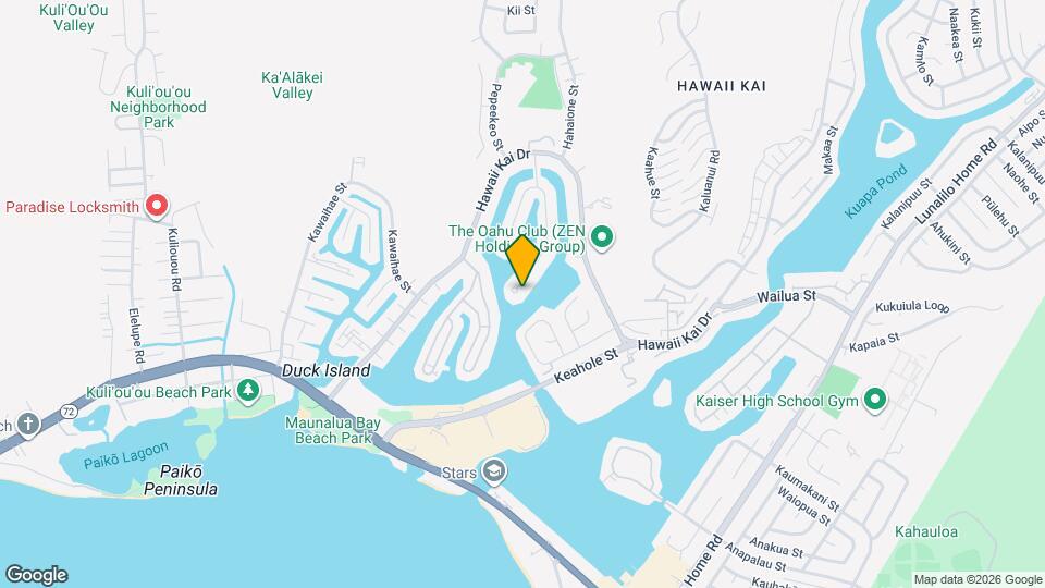 553 Kumukahi Pl Map and Location Details