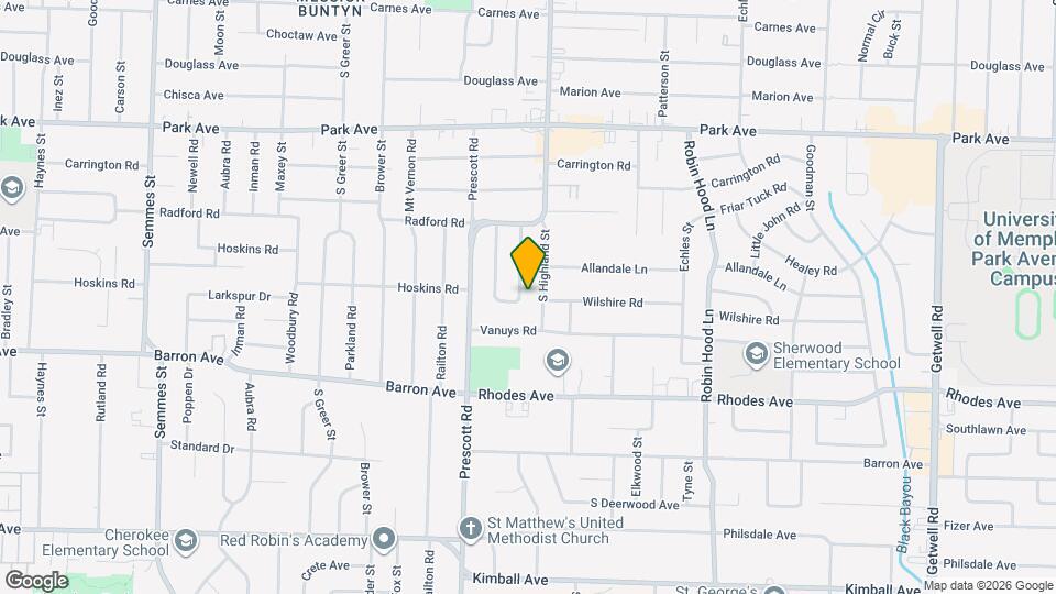 1070 E Walthal Cir Map and Location Details