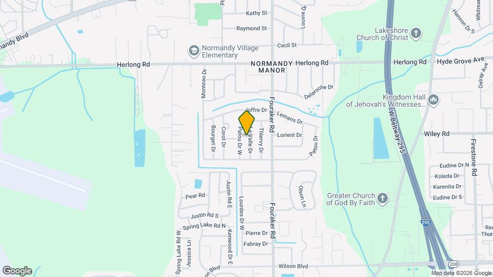 2144 La Valle Dr Map and Location Details