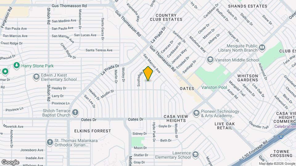 4418 Sherwood Dr Map and Location Details