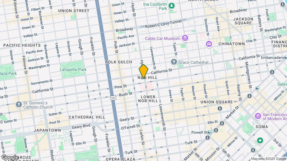1011 Hyde St Mapa y Detalles de la Ubicación