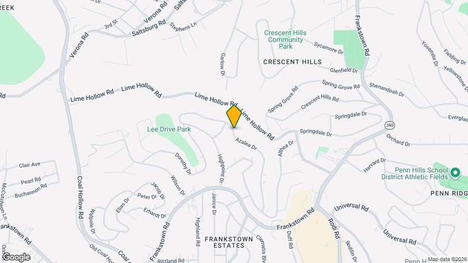 11225 Azalea Dr Map and Location Details