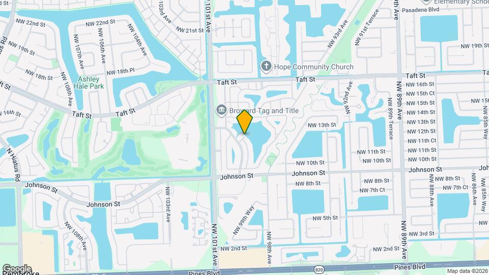 1193 NW 98th Terrace Map and Location Details