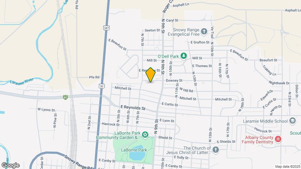 708 Downey St Map and Location Details