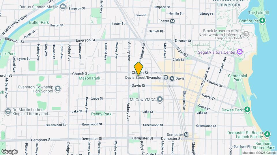 1635 Ridge Ave Map and Location Details