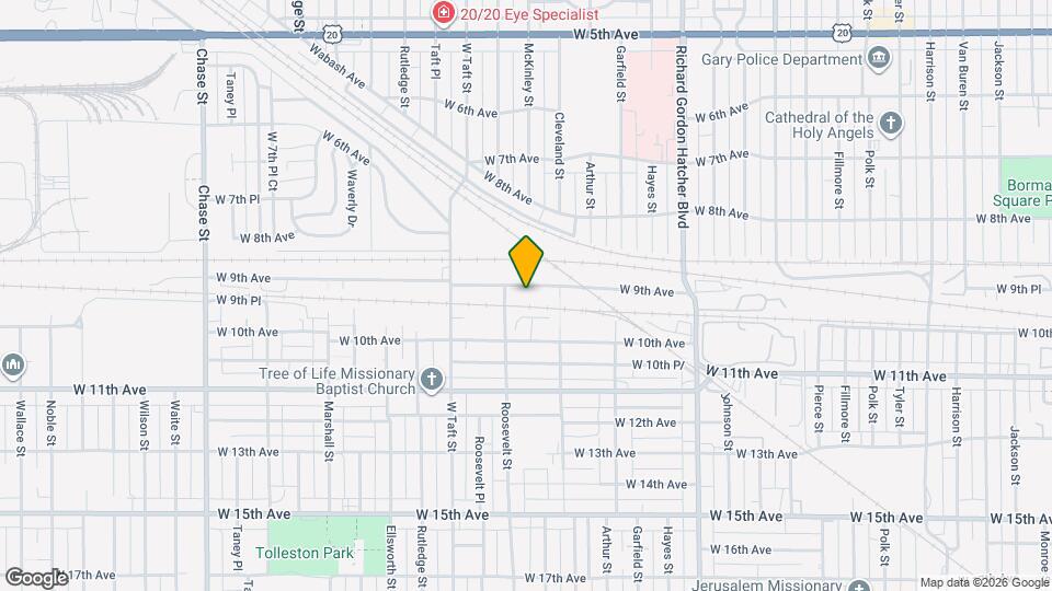 2155 W 9th Ave, Unit Nineth Map and Location Details