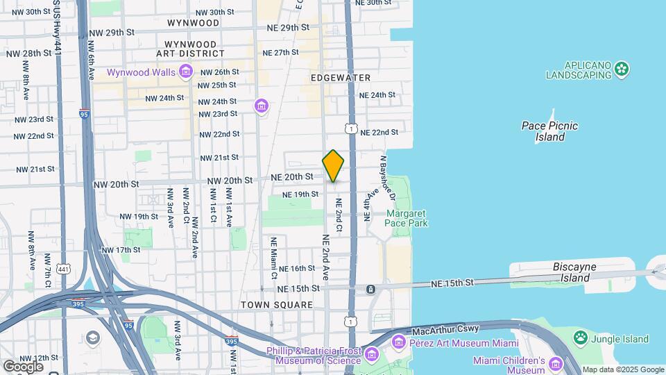 221 NE 19th St, Unit A6 Map and Location Details