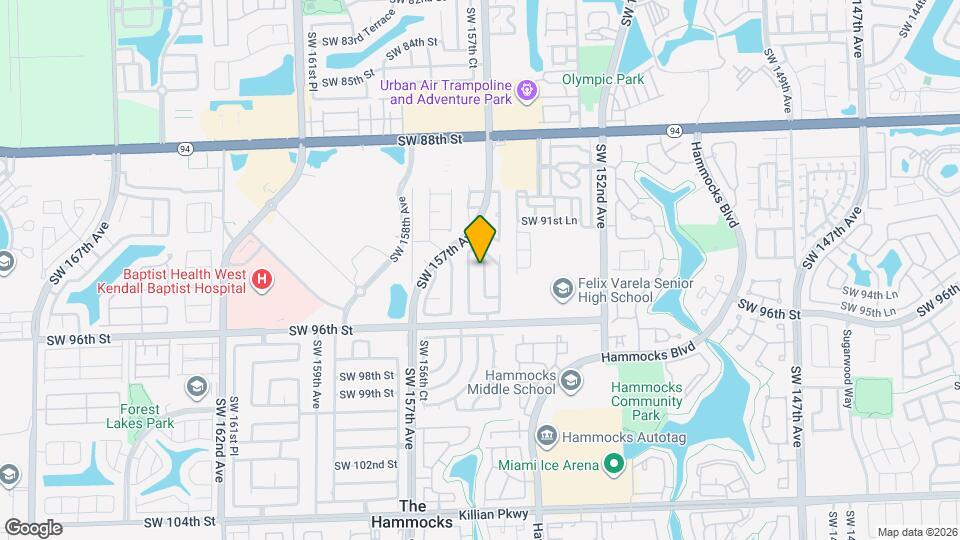 9280 SW 154th Ct Mapa y Detalles de la Ubicación