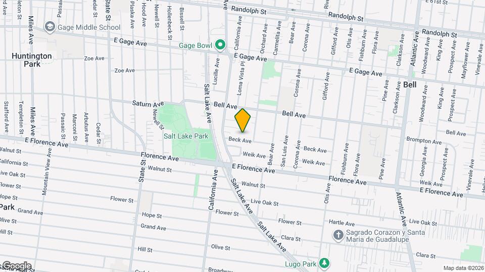 3637 Beck Ave Map and Location Details
