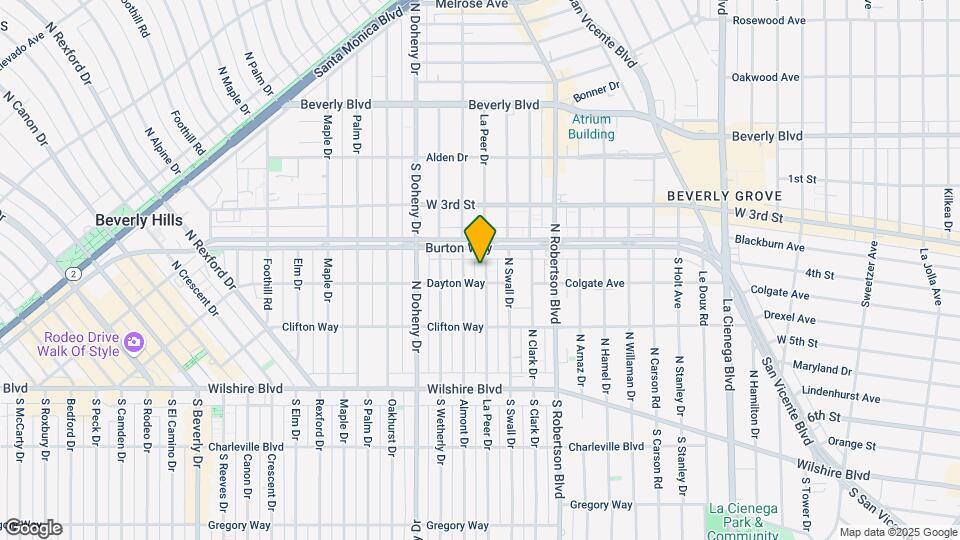 315 S Almont Dr Map and Location Details