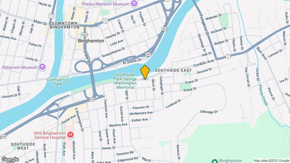 114 Conklin Ave Map and Location Details