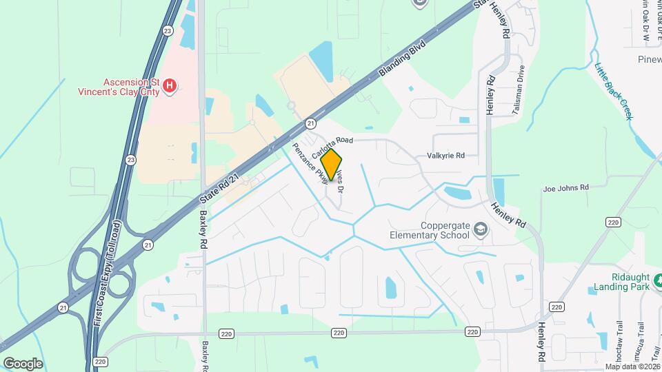 1751 Penzance Pkwy Mapa y Detalles de la Ubicación