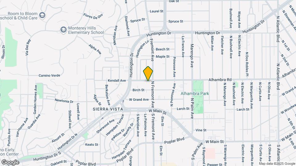 2608 W Alhambra Rd Map and Location Details