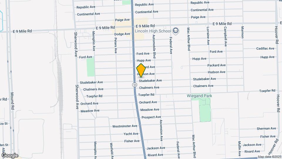 8033 Studebaker Ave Map and Location Details