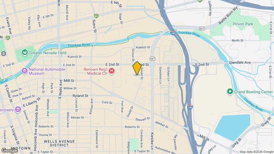 1630 Lewis St Map and Location Details