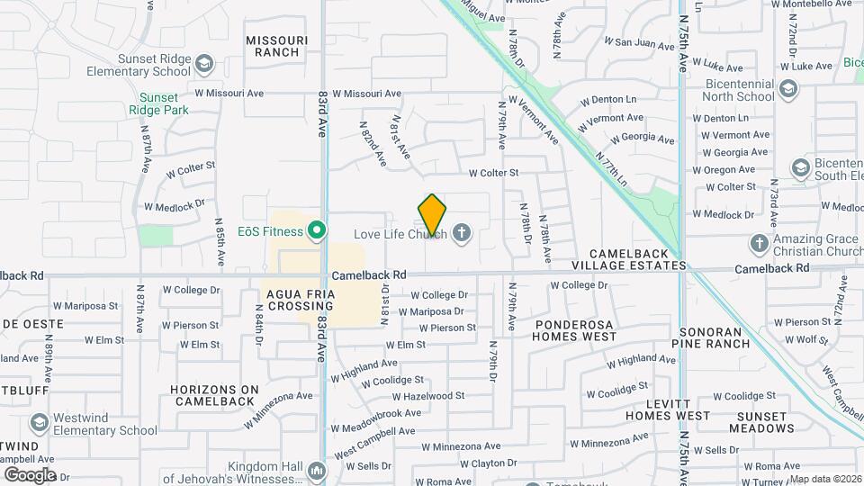 5033 N 81st Ave Map and Location Details