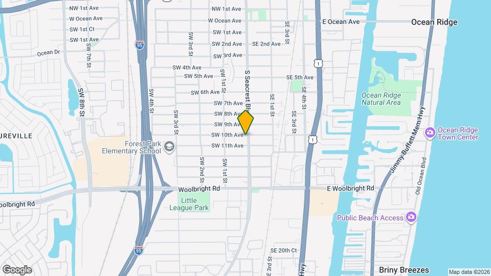 1101 S Seacrest Blvd Map and Location Details